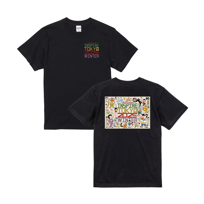 INSPIRE TOKYO×赤塚不二夫祭とコラボなのだTシャツ/黒