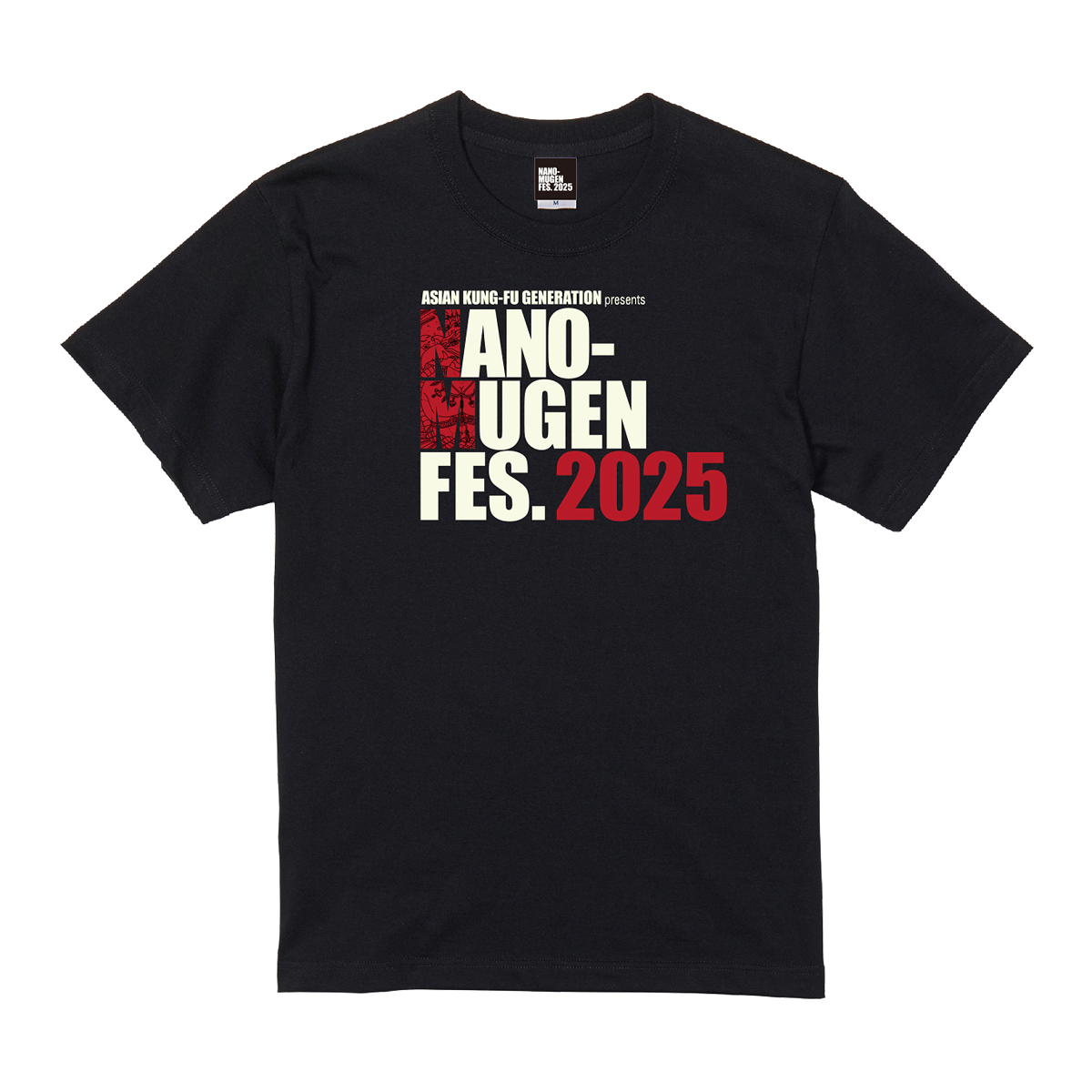NANO-MUGEN FES.2025 オフィシャルTシャツ(ブラック) NANO-MUGEN FES.2025 オフィシャルTシャツ(ブラック)