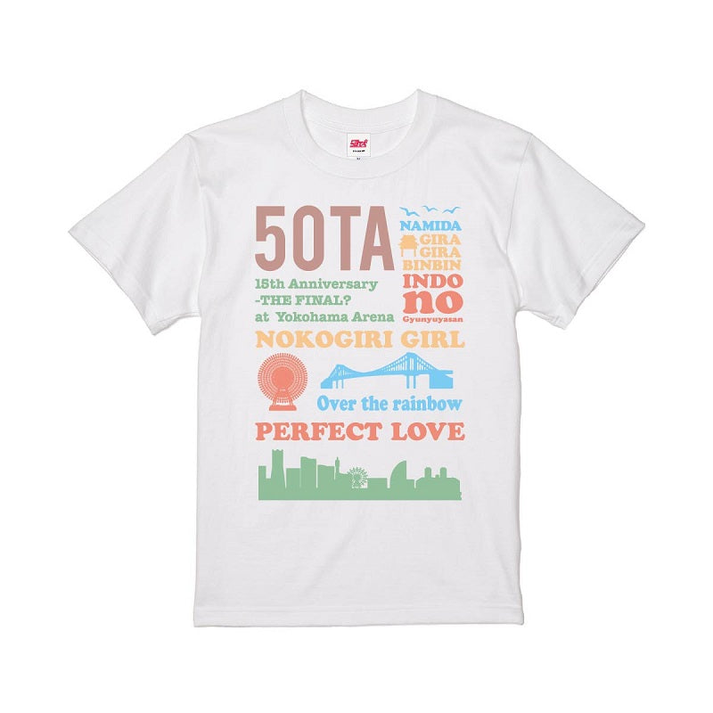50TA 15th at Yokohama Tシャツ ホワイト