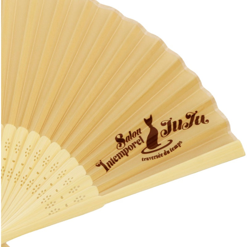 純喫茶JUJU納涼扇子 CAFÉ AU LAIT