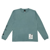 ロングスリーブTシャツ ブルー