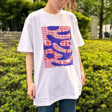 タイポ Tシャツ ホワイト