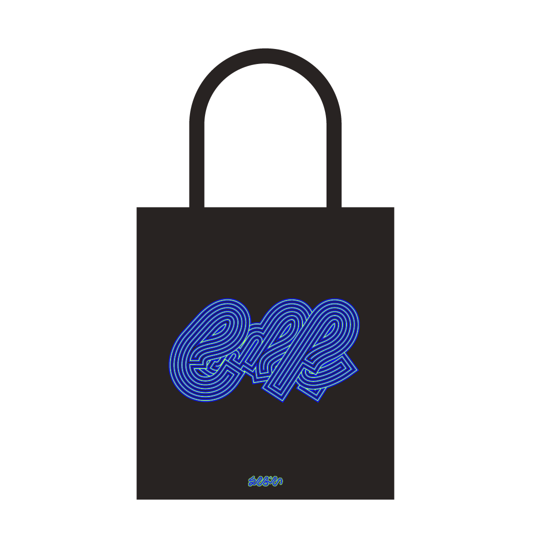 Striped Graphic Totebag