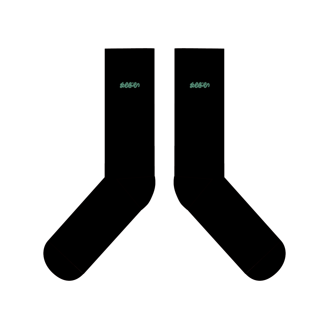 刺繍Logo Socks（Green）