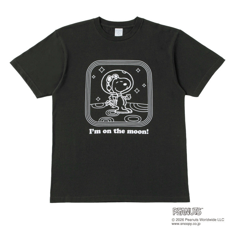 RSR2026×GAN-BAN SNOOPY Tシャツ スモークブラック【受付期間:～6/30】