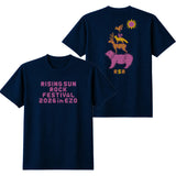 クロスステッチTシャツ ネイビー【受付期間:～6/30】