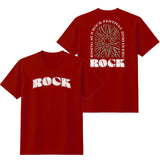 ロックTシャツ バーガンディ【受付期間:～6/30】