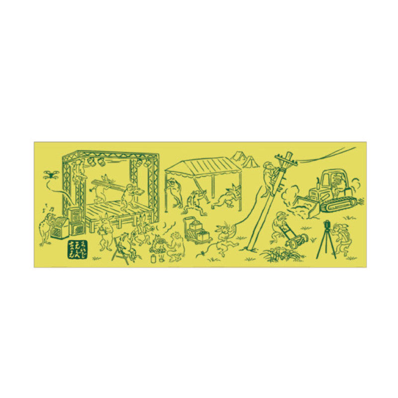 かまわぬてぬぐい 『働く彼らシリーズ　準備中』【受付期間:～6/30】