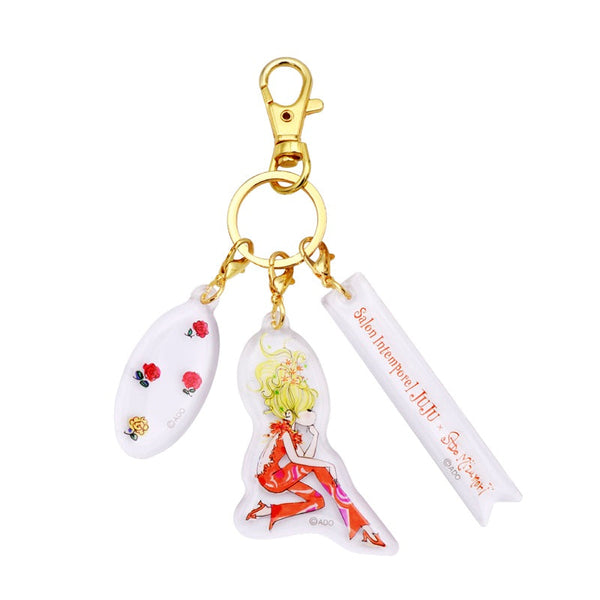 50名限定　しゃのあ　誕生日記念　アクリルキーホルダー　フルグラ　ブランケット 純喫茶JUJU×亜土ちゃんアクリルキーホルダー(A)
