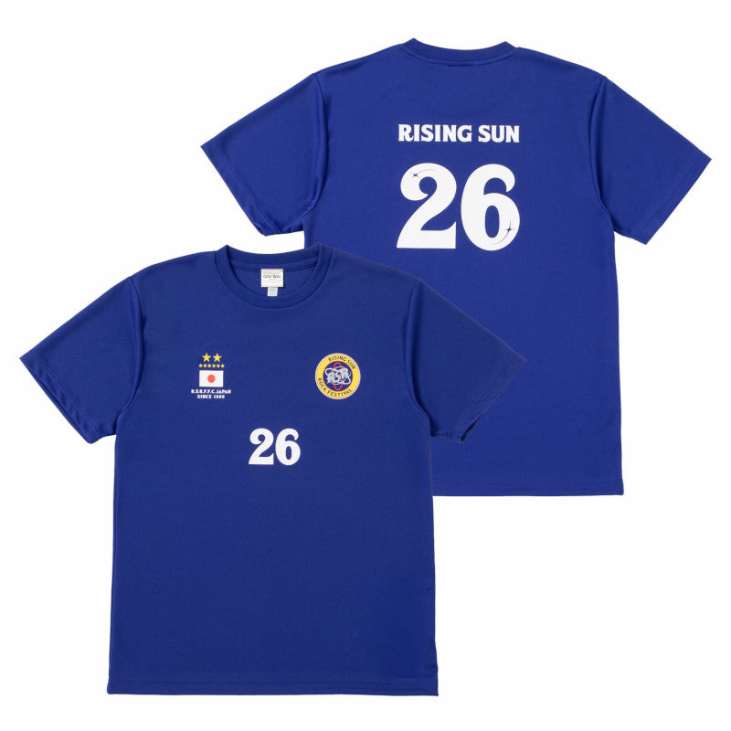 RSR2026×GAN-BAN サッカーTシャツ ジャパンブルー【受付期間:～6/30】