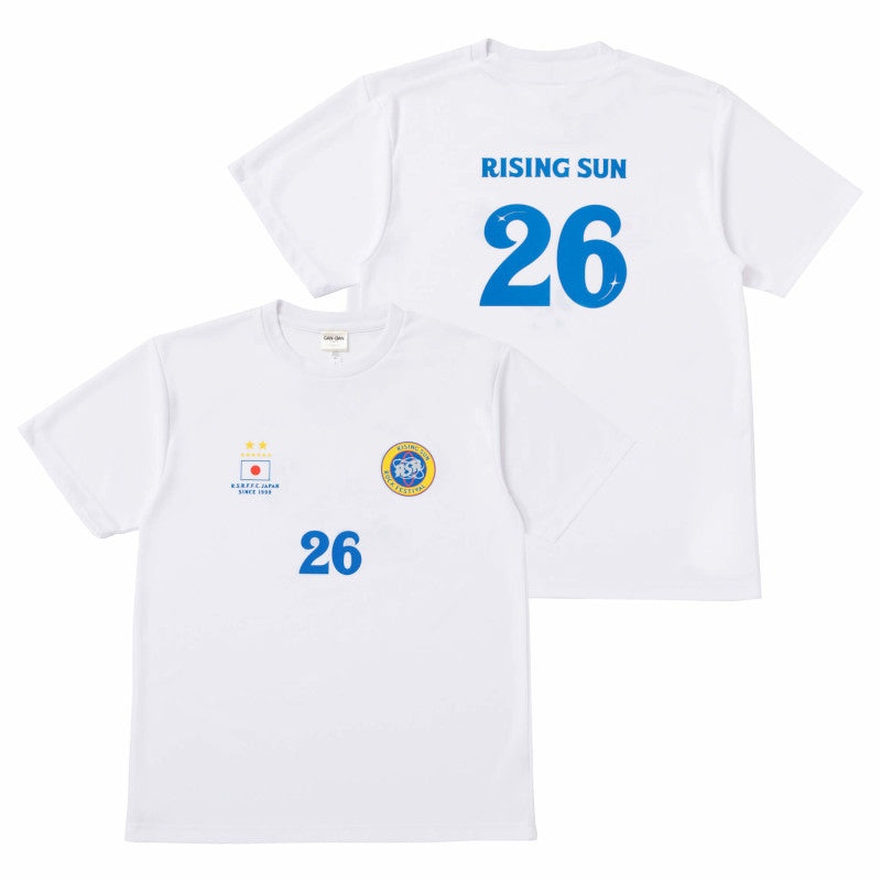 RSR2026×GAN-BAN サッカーTシャツ ホワイト【受付期間:～6/30】