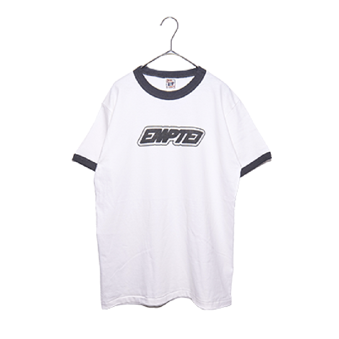 Italic Logo Ringer S/S T-shirts（White）XLサイズ