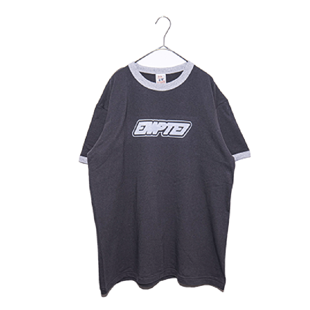 Italic Logo Ringer S/S T-shirts（Black）XLサイズ