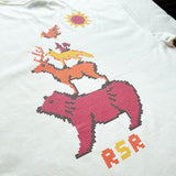 クロスステッチTシャツ ネイビー【受付期間:～6/30】