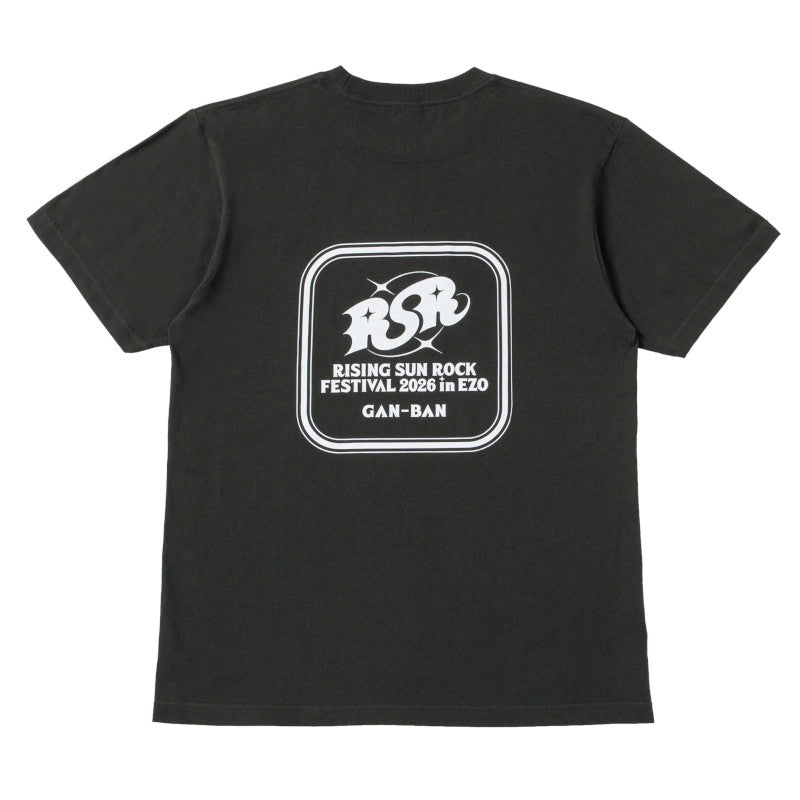 RSR2026×GAN-BAN SNOOPY Tシャツ スモークブラック【受付期間:～6/30】