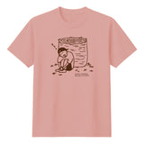日の出前に起こしてくださいTシャツ ダスティピンク【受付期間:～6/30】
