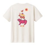 クロスステッチTシャツ アイボリー【受付期間:～6/30】