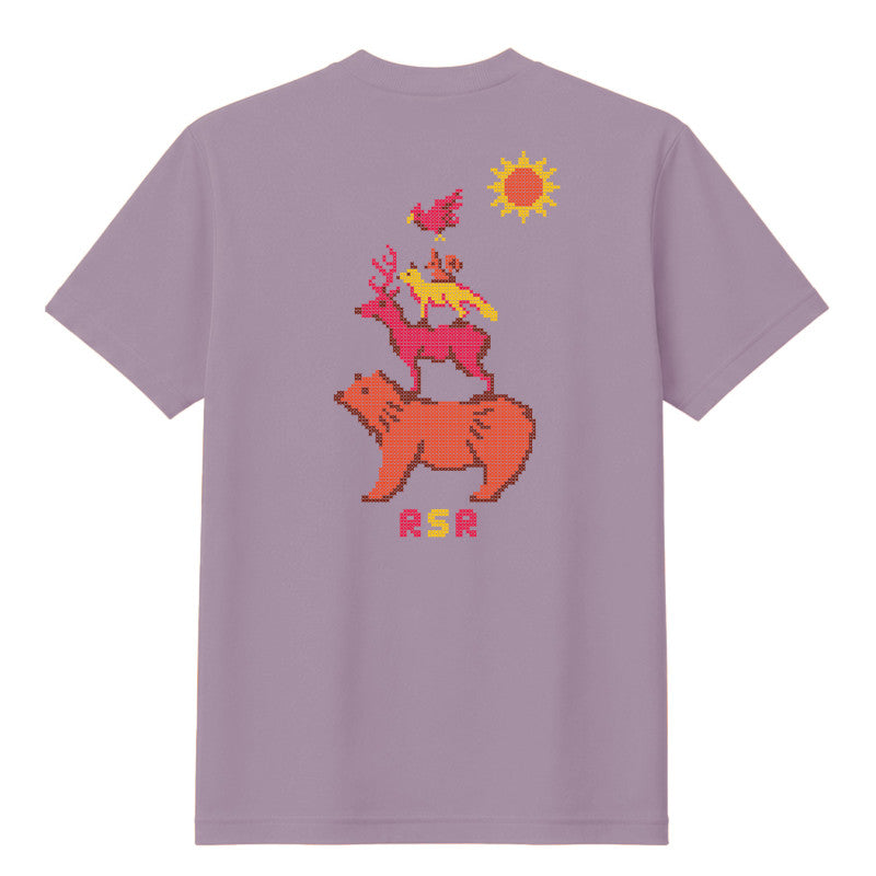 クロスステッチTシャツ ラベンダーミスト【受付期間:～6/30】