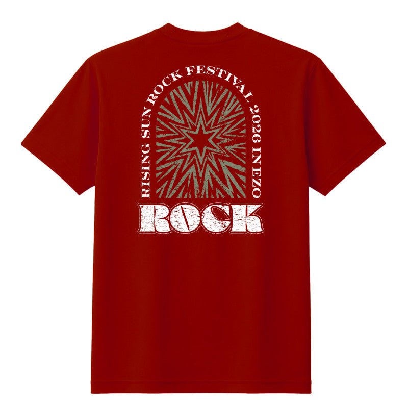 ロックTシャツ バーガンディ【受付期間:～6/30】