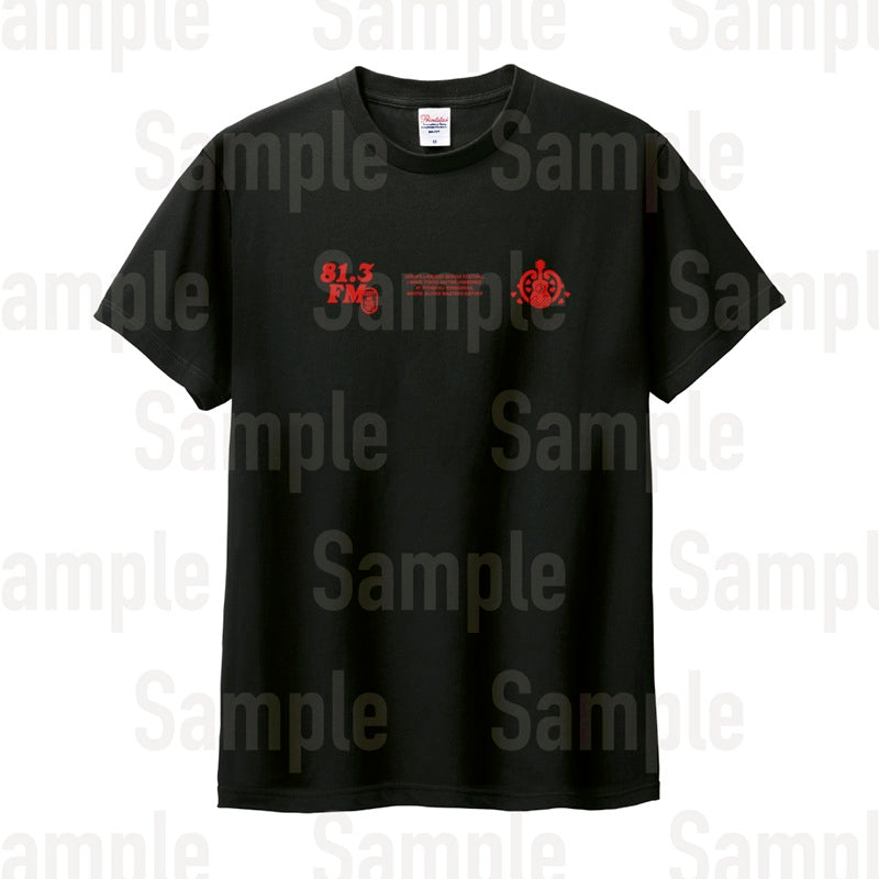 【会場受取】イラスト半袖Tシャツ（黒）