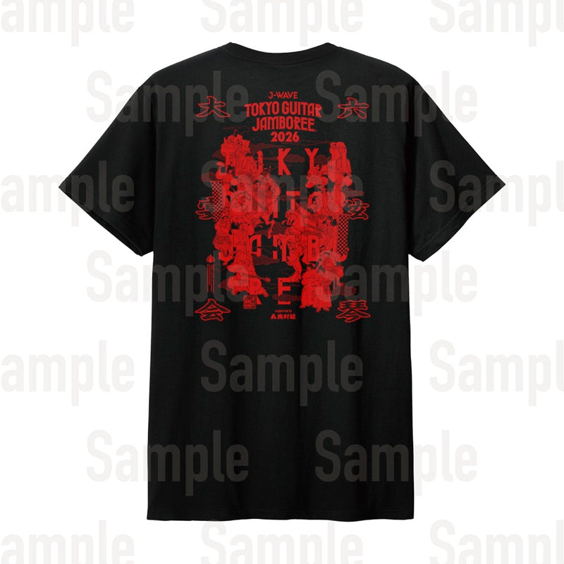 【会場受取】イラスト半袖Tシャツ（黒）