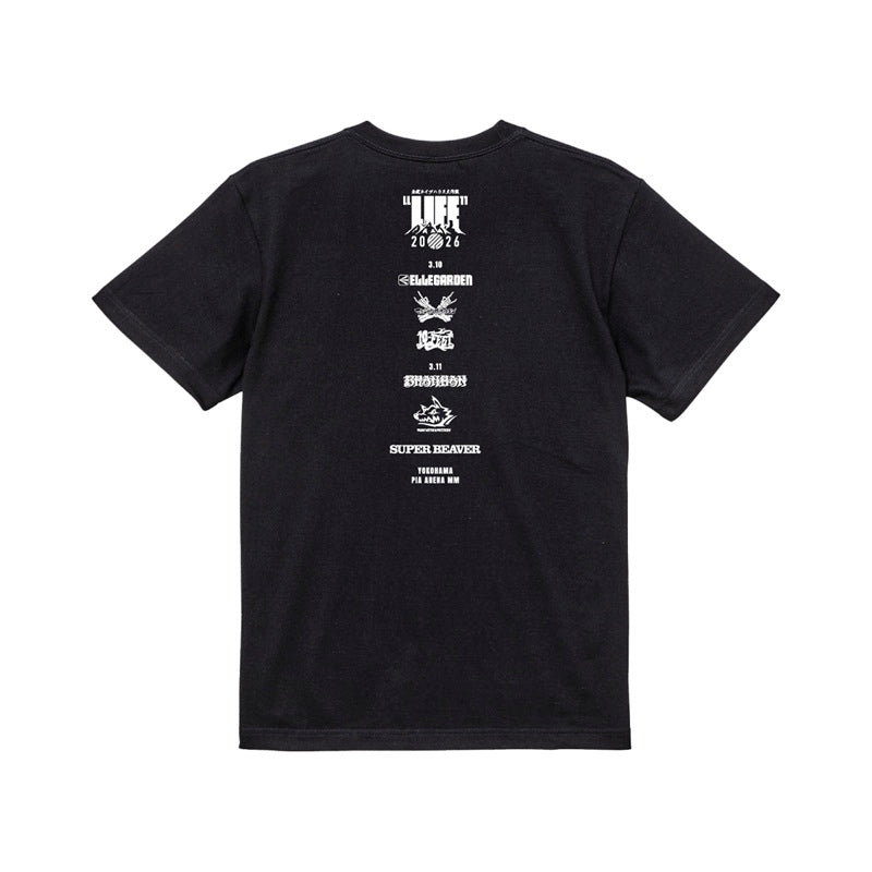 東北ライブハウス大作戦「LIFE」2026　Tシャツ 東北ライブハウス大作戦”LIFE