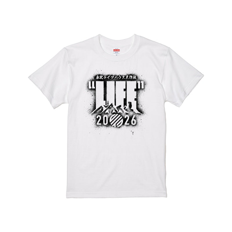 東北ライブハウス大作戦 ONE OK ROCK Tシャツ 東北ライブハウス大作戦”LIFE