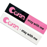 「Carin×stay with me」ステッカー ホワイト