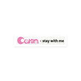 「Carin×stay with me」ステッカー ホワイト