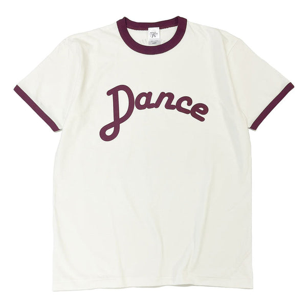 Dance リンガーTシャツ【NATURAL×BURGUNDY】