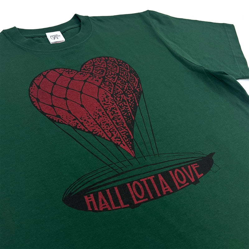 HALL LOTTA LOVE 2026 ハートの飛行船Tシャツ【IVY GREEN】