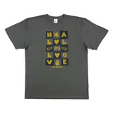 HALL LOTTA LOVE 2026 レトロポップTシャツ【HAZY BLACK】