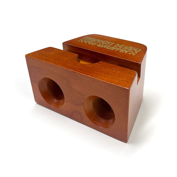 木製スピーカースタンド　無塗装 Wooden Speaker Brick」重厚感あふれるシンプルな木製スピーカー
