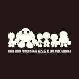 GURU GURU! Tシャツ黒