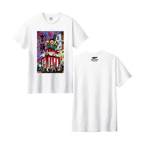 河村要助×ナイアガラ盆踊りコラボ Tee WHITE