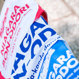 大滝詠一サインプリント入りナイアガラ盆踊り手ぬぐい/紺