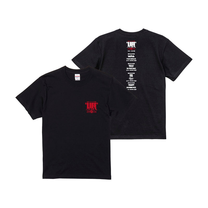 東北ライブハウス大作戦“LIFE”東北・金沢編 T-SHIRTS A / BLACK【受付期間～3/24】