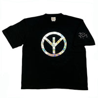 ピースマークTシャツ 黒