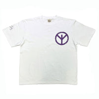 ピースマークTシャツ 白