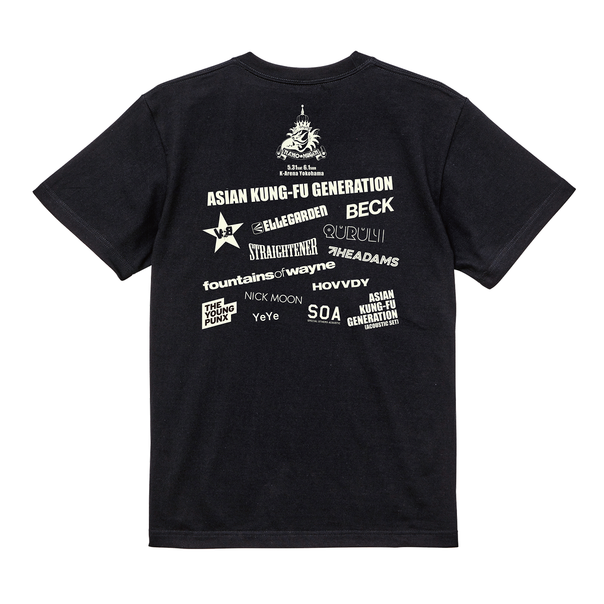 NANO-MUGEN FES.2025 オフィシャルTシャツ(ブラック) NANO-MUGEN FES.2025 オフィシャルTシャツ(ブラック)