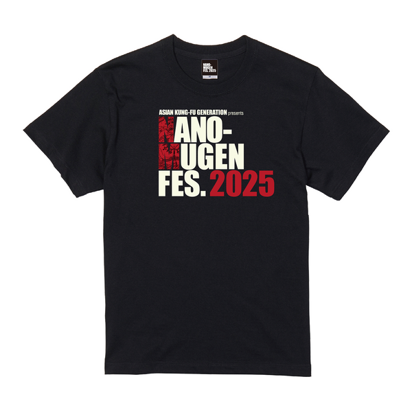 NANO-MUGEN FES.2025 オフィシャルTシャツ(ブラック)