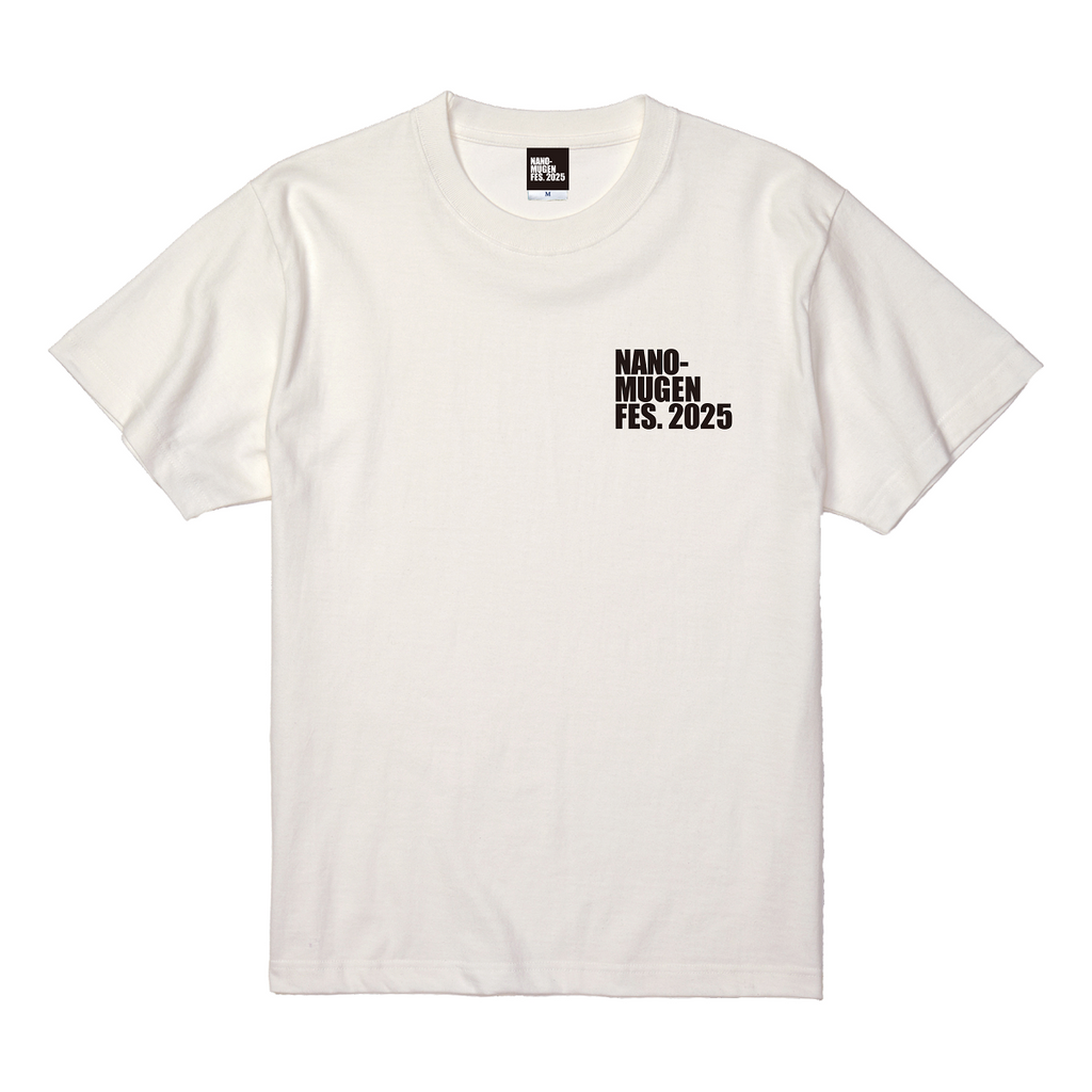 NANO-MUGEN FES.2025 オフィシャルTシャツ(バニラホワイト)