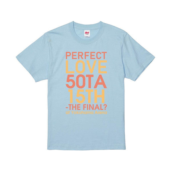 50TA Tシャツ Mサイズ 匿名配送 50TA 15th at Yokohama Tシャツ ブルー