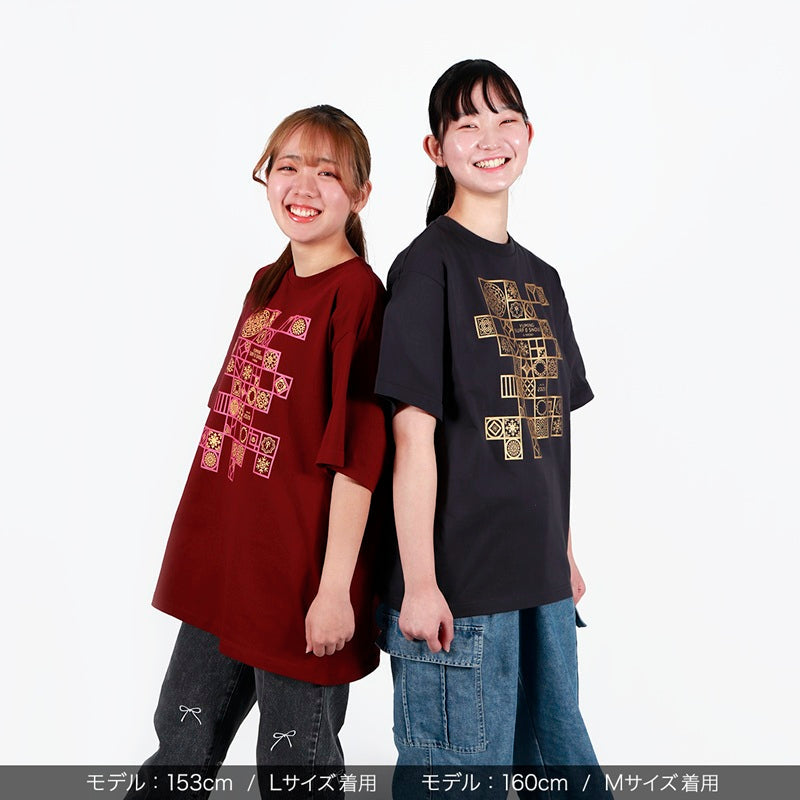 【会場受取】オリエンタル半袖Tシャツ＜バーガンディ＞