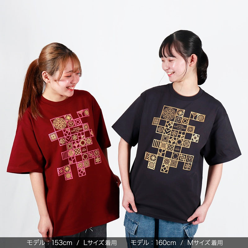 【会場受取】オリエンタル半袖Tシャツ＜バーガンディ＞