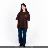 スワトウ柄半袖Tシャツ＜ダークチョコレート＞
