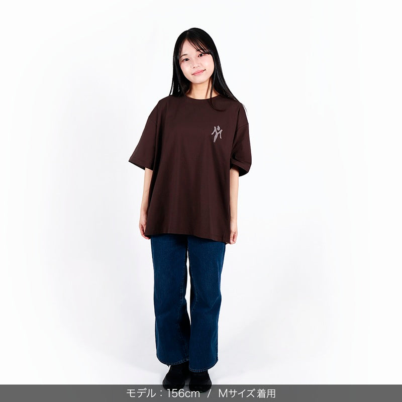 【会場受取】スワトウ柄半袖Tシャツ＜ダークチョコレート＞