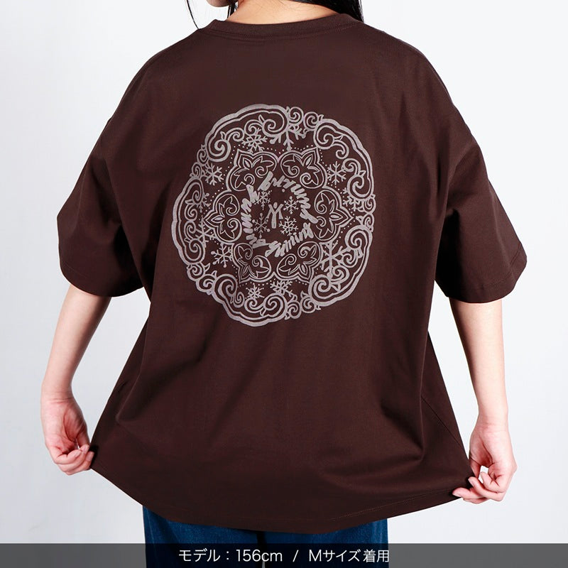 【会場受取】スワトウ柄半袖Tシャツ＜ダークチョコレート＞