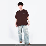 【会場受取】スワトウ柄半袖Tシャツ＜ダークチョコレート＞