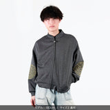 スワトウ柄 刺繍ジャケット  サイズ2チャコールグレー